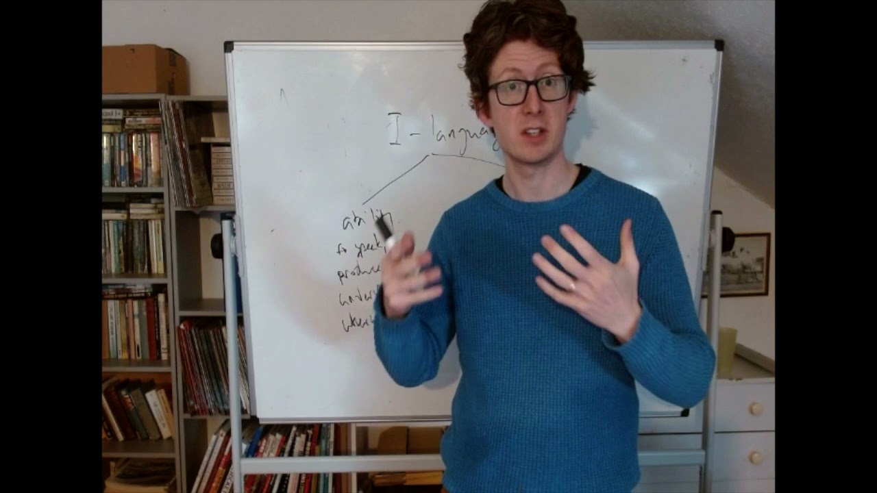 Week 11, Chomsky on Language: I Languages, Ability or Knowledge?   HD 720p