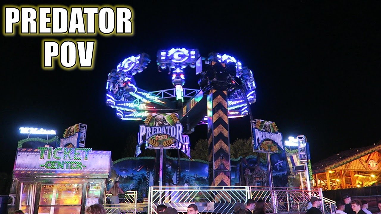 Predator POV (4K 60FPS), Rheinkirmes 2022 Moser Rides Transformer | Non-Copyright