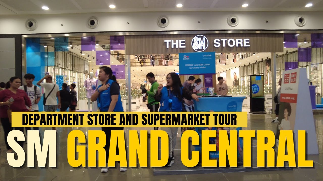 [4K] SM CITY GRAND CENTRAL - Department Store and Supermarket 2024 Tour I Caloocan City, Philippines