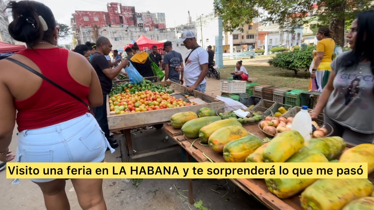 Así es una feria de alimentos en LAHABANA, CUBA 🇨🇺 