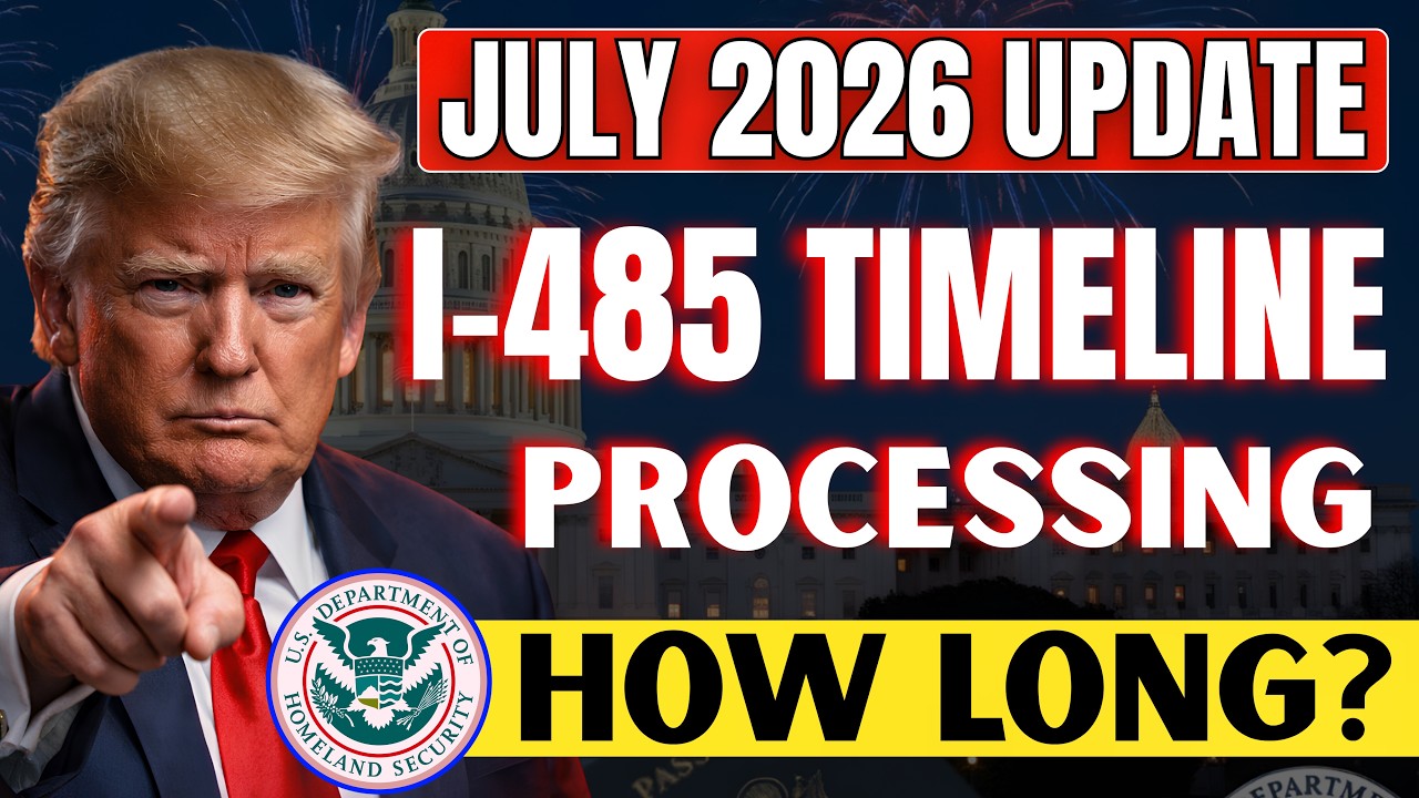 Сроки обработки формы I-485 ОБНОВЛЕНЫ! USCIS: график изменения статуса на июль 2026 года