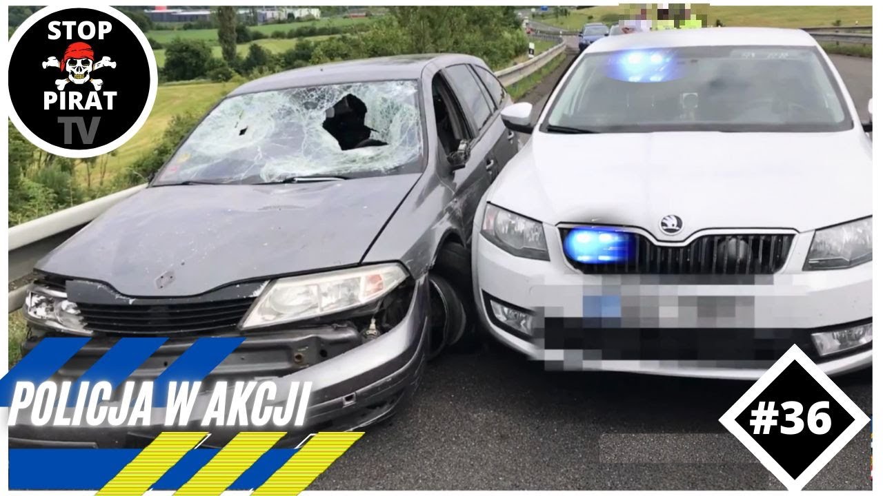 POLICJA W AKCJI #36 - Kursantka nauki jazdy ucieka przed policją, pirat w Renault, policyjne pościgi