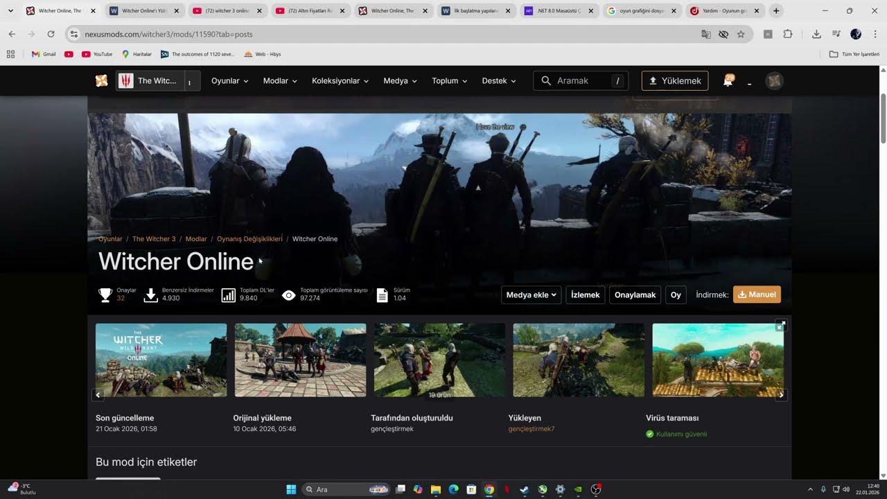 the witcher 3 onlıne setup