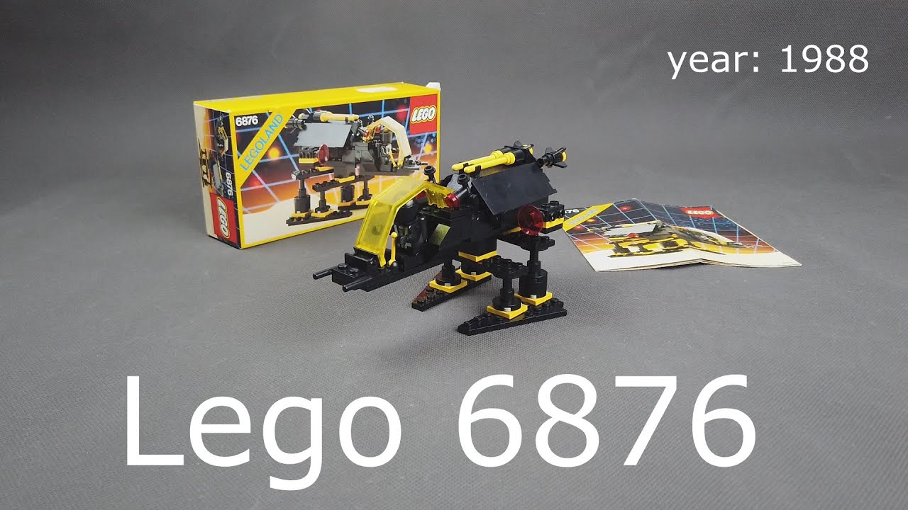 Lego 6876 Alienator  LEGO Blacktron Alienator vintage Space From 1988