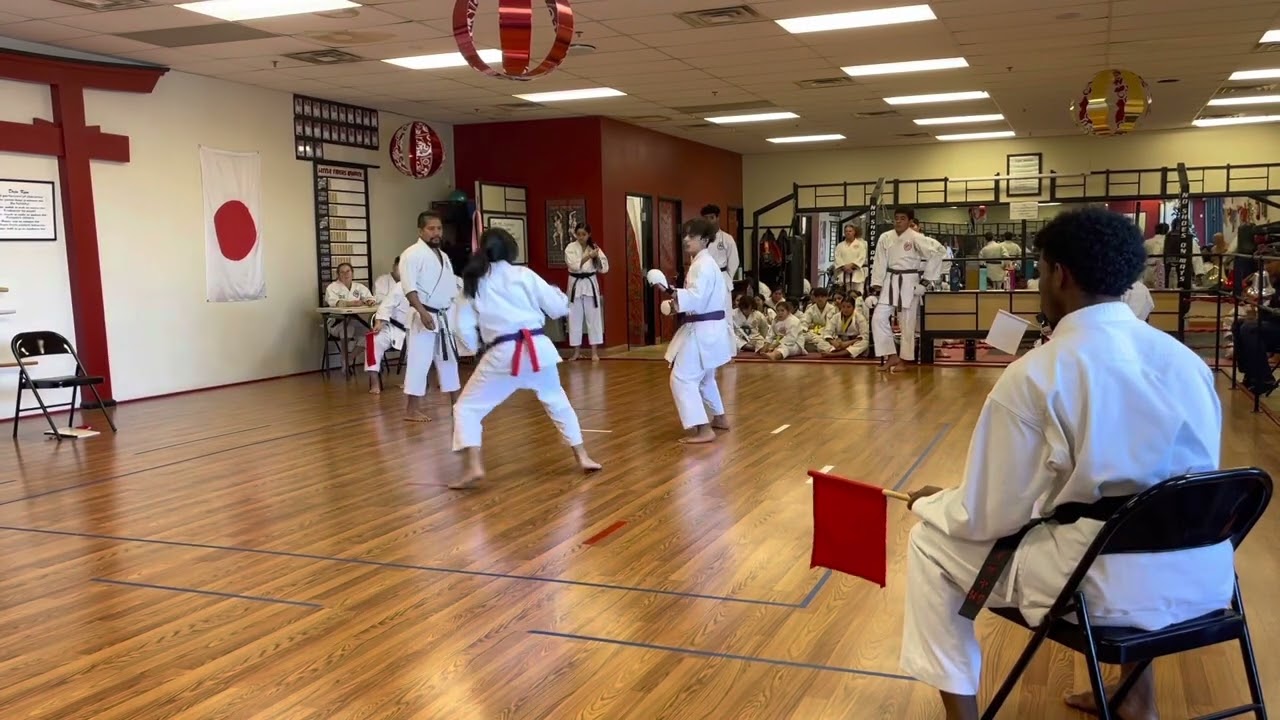Nevada Shotokan Karate Las Vegas 2022 tournament Advance young men 14 and under