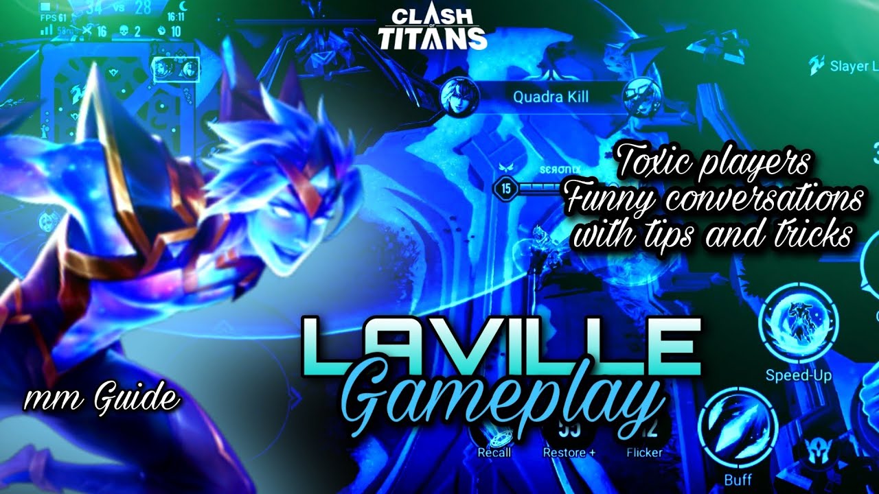 Laville Comeback MM Guide Gameplay | Clash of Titans | Tips and tricks | Build, Arcana,Enchantment
