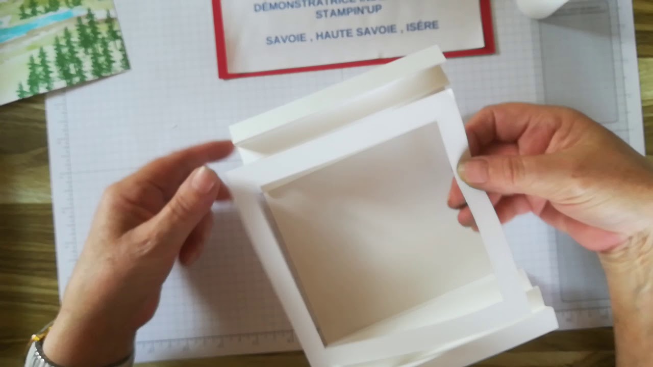 Carte tunnel 2 e partie Les ateliers de myriam Stampin'up