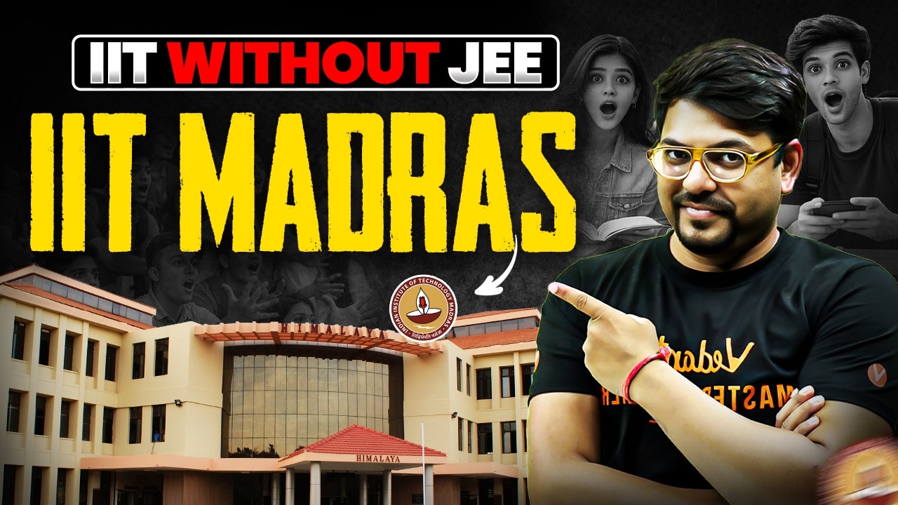 IIT Without JEE Advanced? 😳 | Degree from IIT Madras in AI & Data Science | Harsh Sir