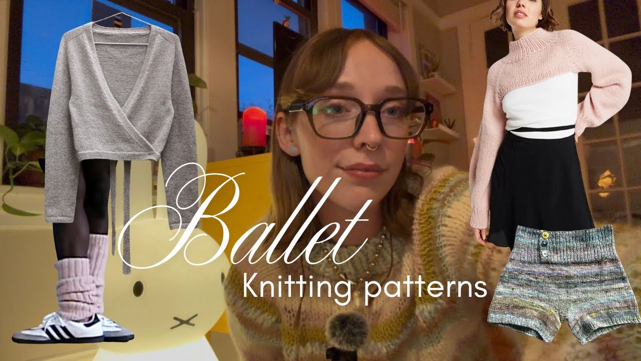ballet knitting inspo 🩰 (what I would knit for ballet class) 