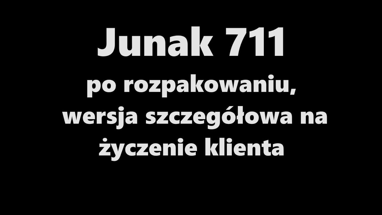 Po rozpakowaniu - Junak 711