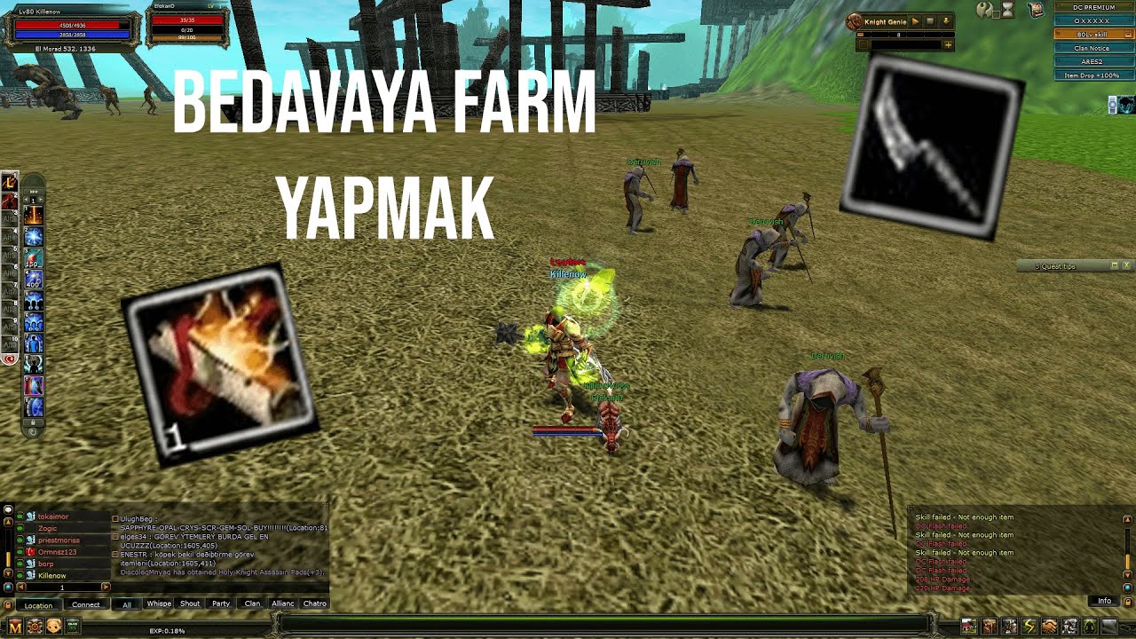 Sıfır masraf ile deru farm l STR priest l 1 saat l Ares