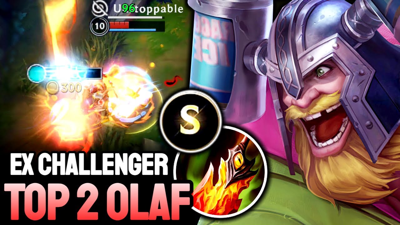 WILD RIFT OLAF - TOP 2 OLAF GAMEPLAY -  EX CHALLENGER RANKED