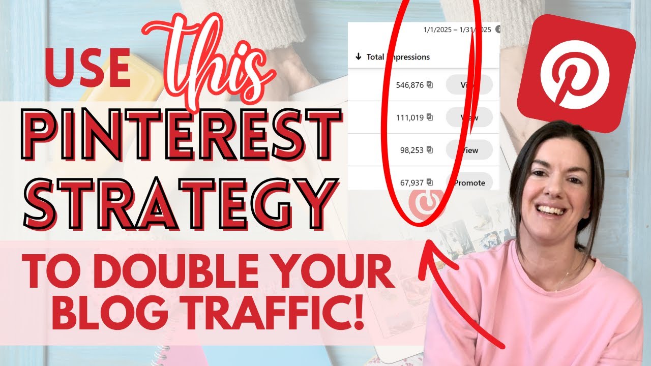 How THIS Pinterest Strategy Will DOUBLE My Blog Traffic in 2025 (50k sessions ➡️ 100k+)