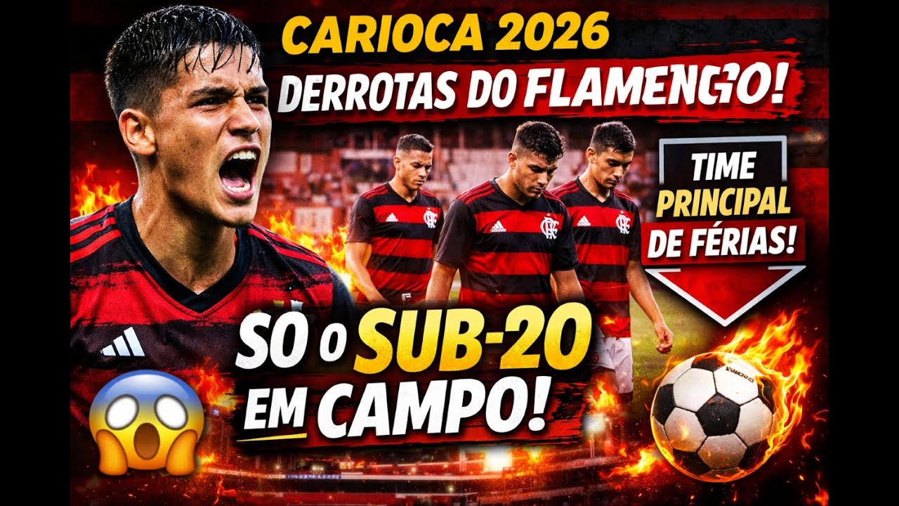 ⚠️ FLAMENGO NA LANTERNA! FOI ERRO COMEÇAR O CARIOCA COM A BASE?