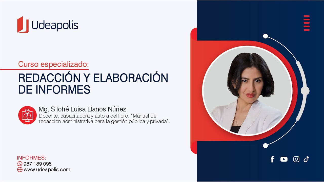 Redacción y Elaboración de Informes | Silohé Luisa Llanos Núñez