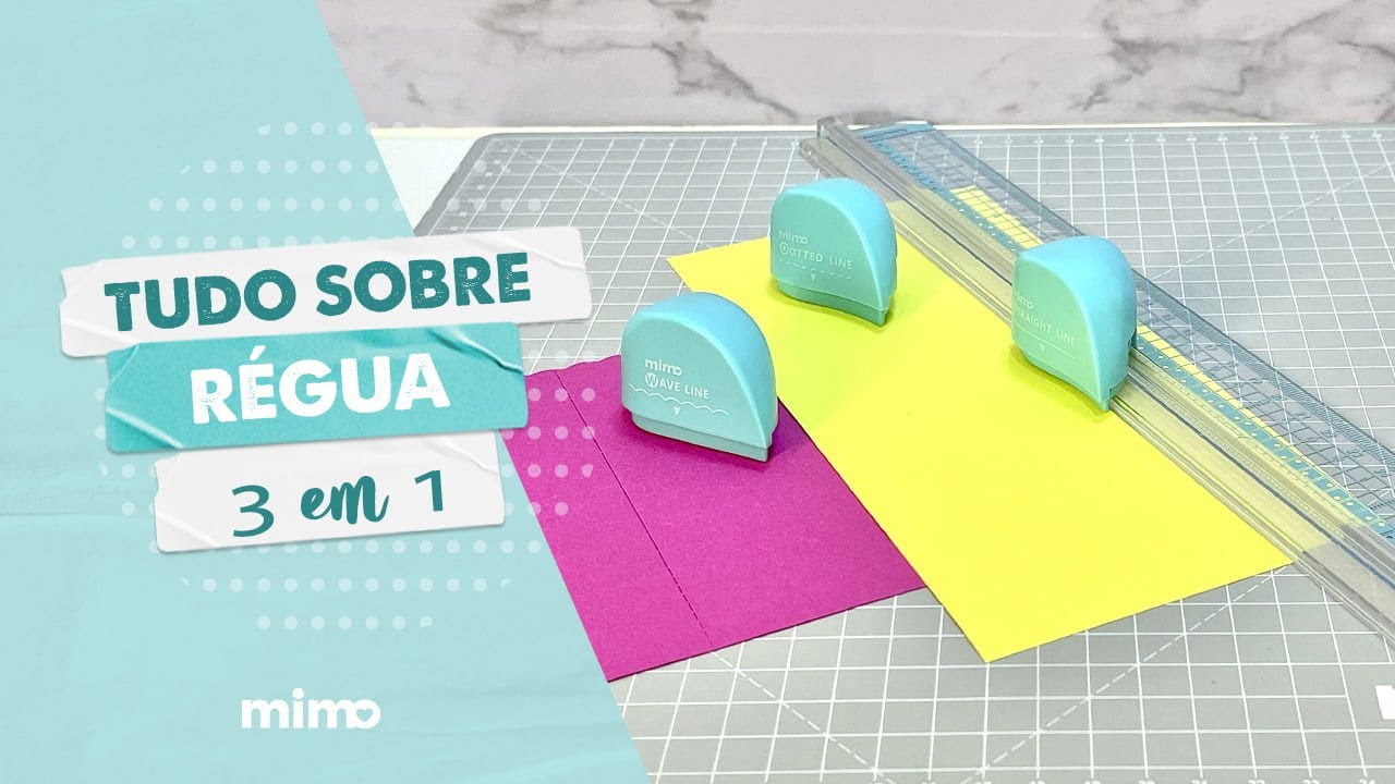 Conheça a Régua com Cortador 3 em 1 Mimo