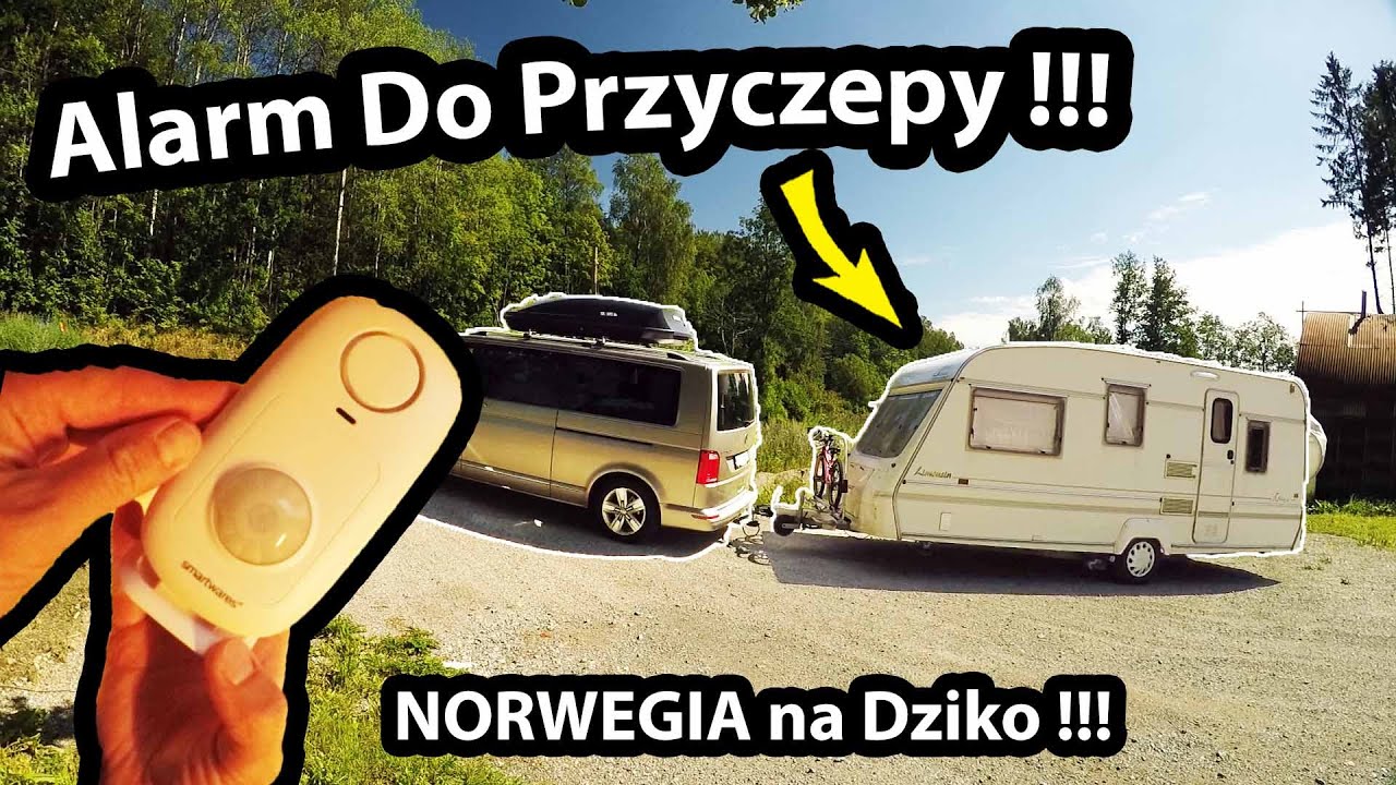 Alarm w Przyczepie Kempingowej !!! - Śpimy na Dziko, więc KUPIŁEM - Czy Się SPRAWDZI ??? (Vlog #468)