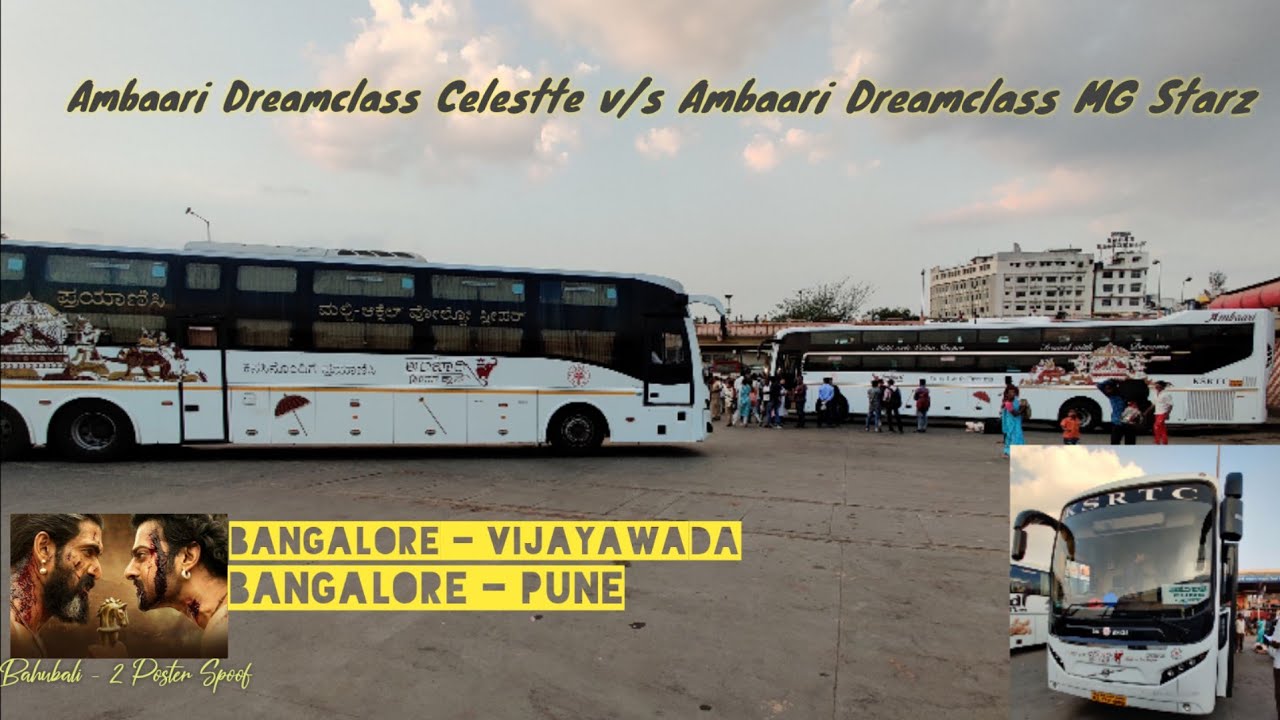 Ambaari Dreamclass to Pune And Vijayawada | MG Starz | Bahubali-2 poster spoof 😂