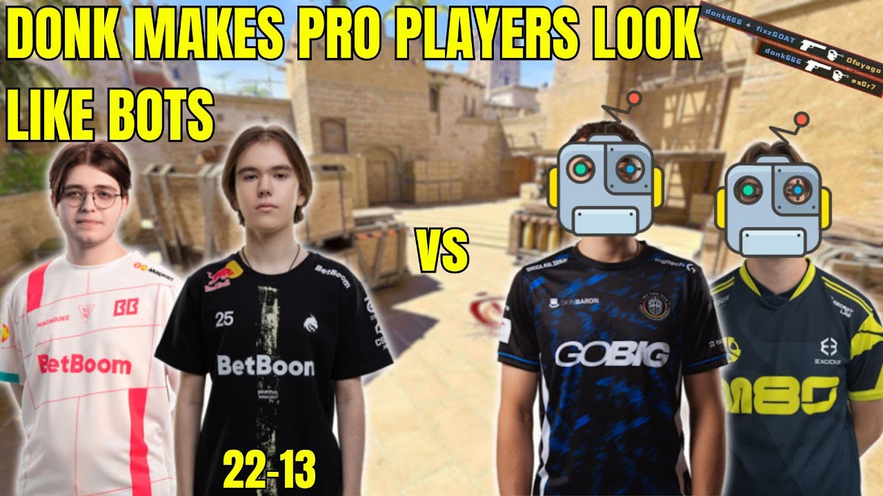DONK (22-13) MASTERCLASS vs. KRIMBO + S1N | EU FACEIT | MIRAGE