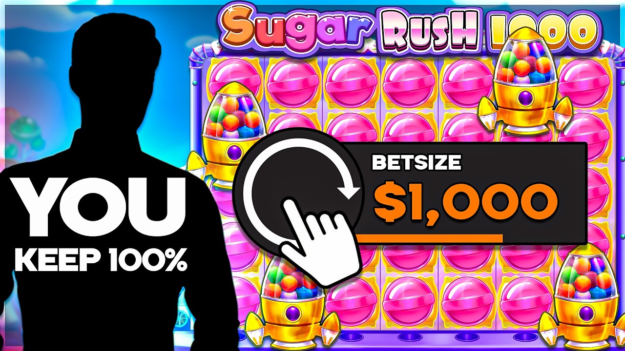 Viewer Keeps 100% Of BONUS BUY On SUGAR RUSH 1000 SLOT!!