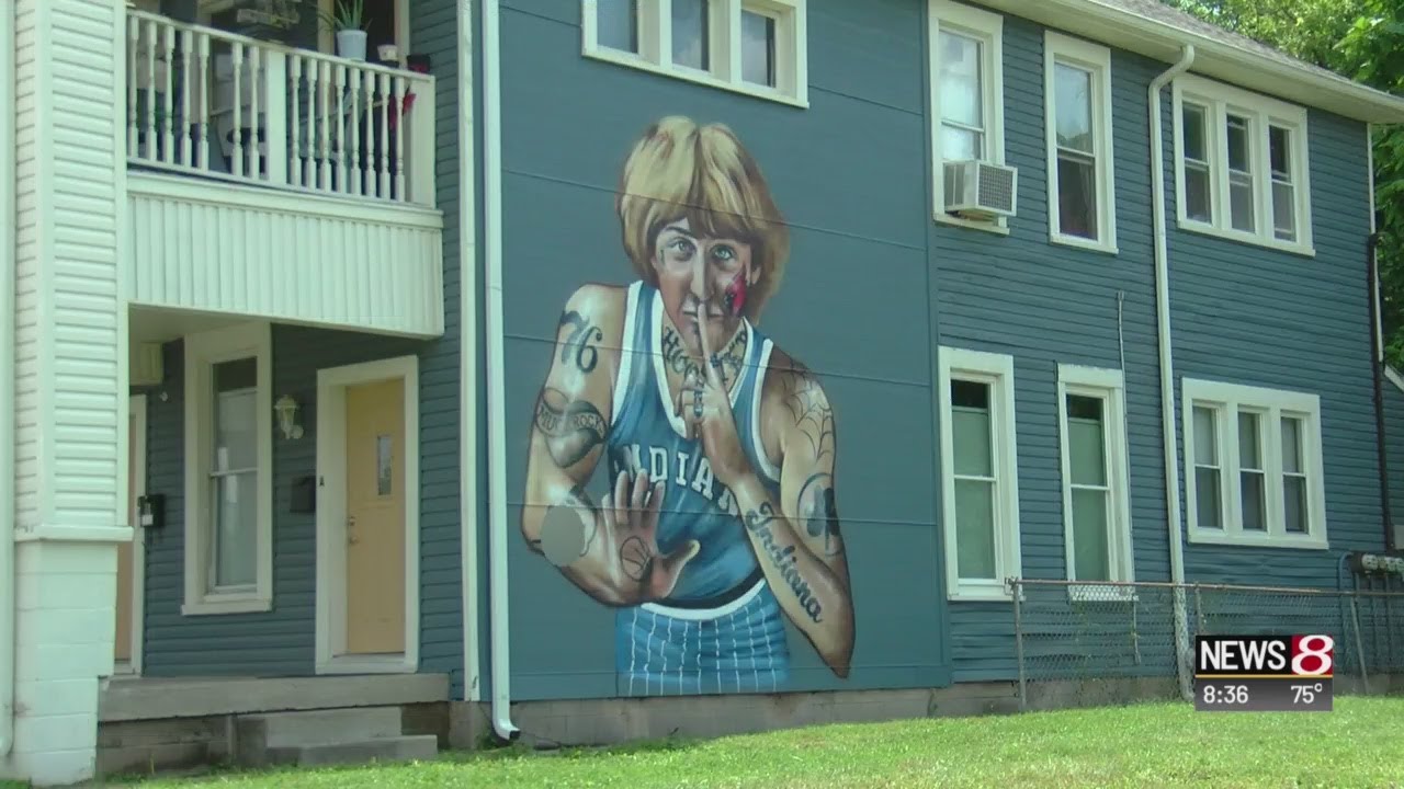 Larry Bird mural causing controversy in Fountain Square