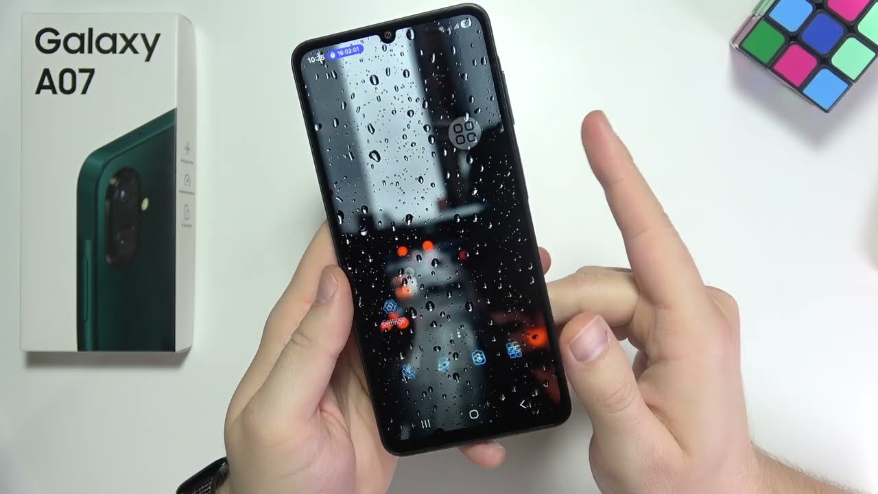 Samsung A07: Fingerprint Scanner Speed Test