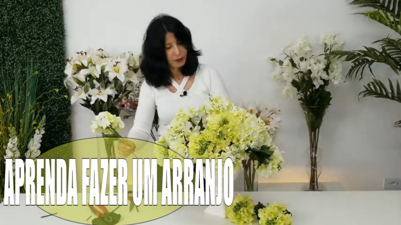 Como Fazer um Lindo Arranjo de Hortensias Artificiais para Centro de Mesa