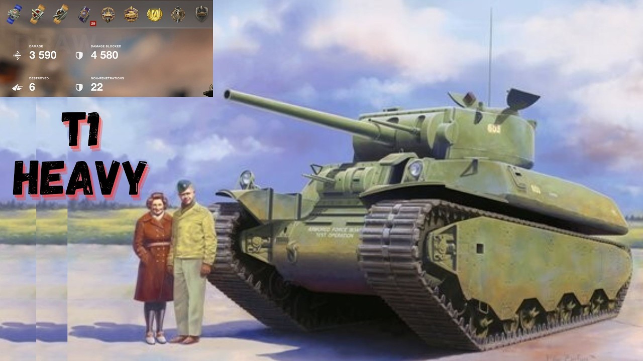 T1 Heavy Tank • 3.7K DMG • 6 KILLS • WoT Blitz