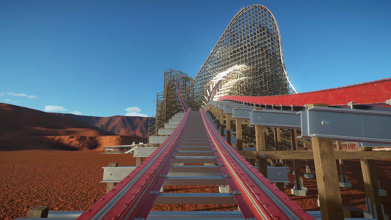 4K POV of Cedar Point's Steel Vengeance in Planet Coaster