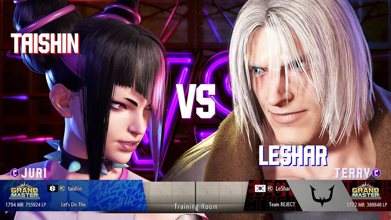 SF6 taishin (Juri Classic) Vs leshar (Terry Classic)
