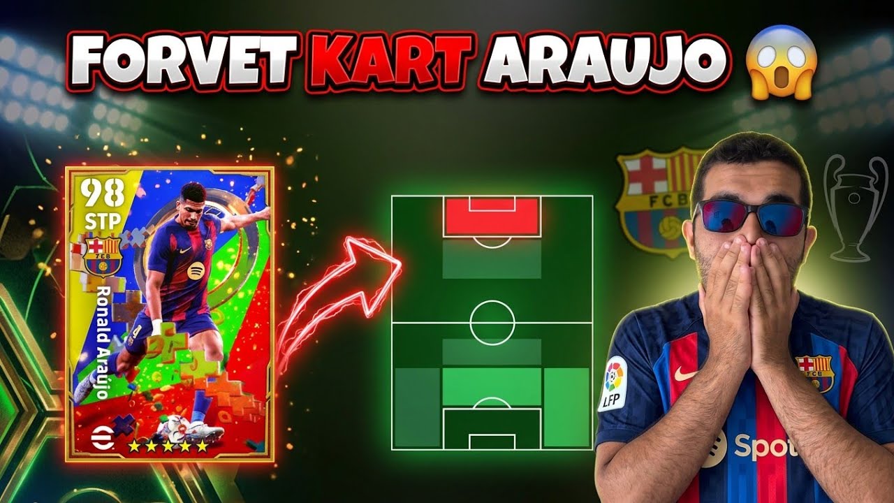 FORVET OYNAYAN ARAUJO YAPMIŞLAR! 🔥 2 MAÇ 5 GOL!! 😱 - (eFootball)
