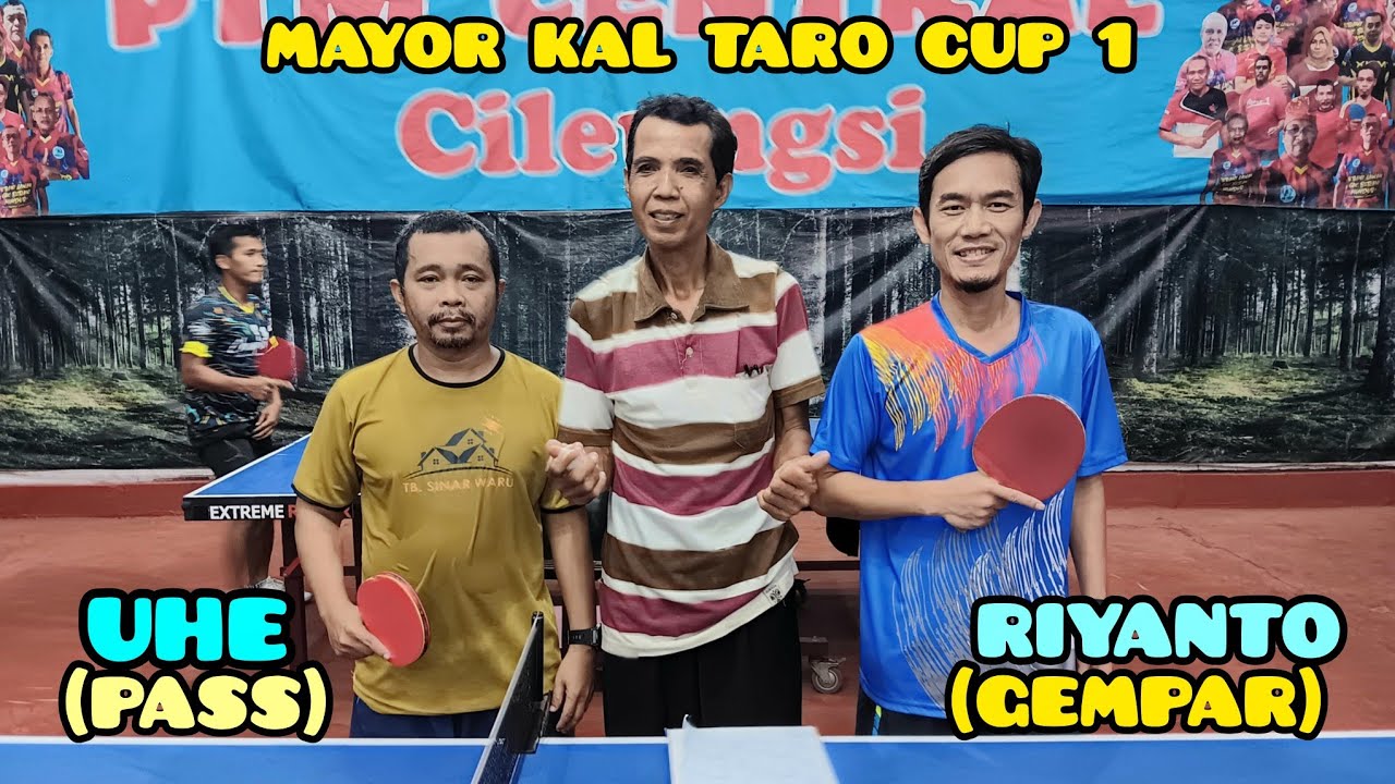 MENANG SENIOR‼️Uhe (PASS) 🆚 Riyanto (GEMPAR)||MAYOR KAL TARO CUP 1||GOR CENTRAL CILEUNGSI||