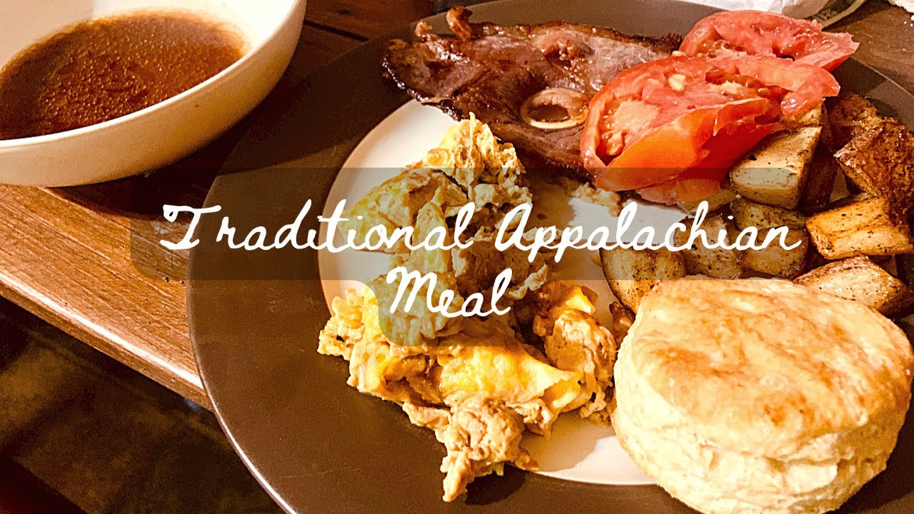 Traditional Appalachian Meal-Country Ham, Red Eye Gravy, and Homemade Biscuits