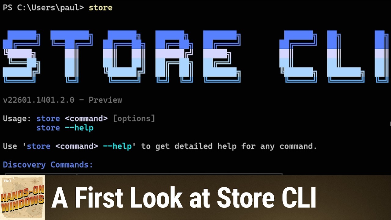 Первый взгляд на Store CLI &mdash; зачем Microsoft представила ещё одну командную строку?