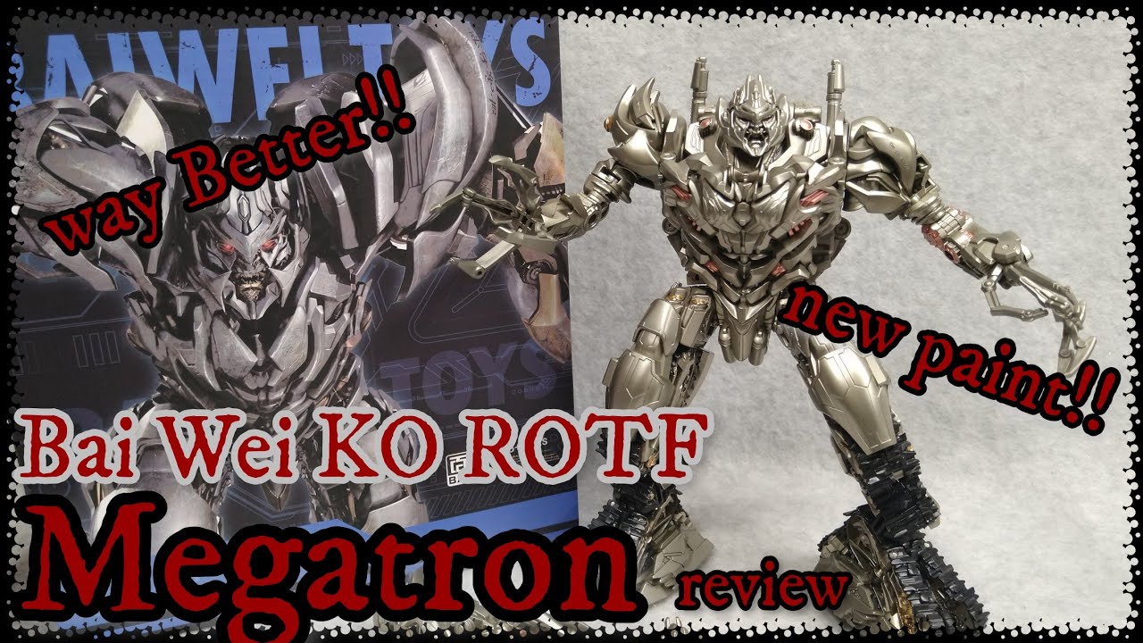 Обзор фигурки студии трансформации Megatron Bai Wei ROTF KO, серия 13, класс «Вояджер», TW-1029. ...