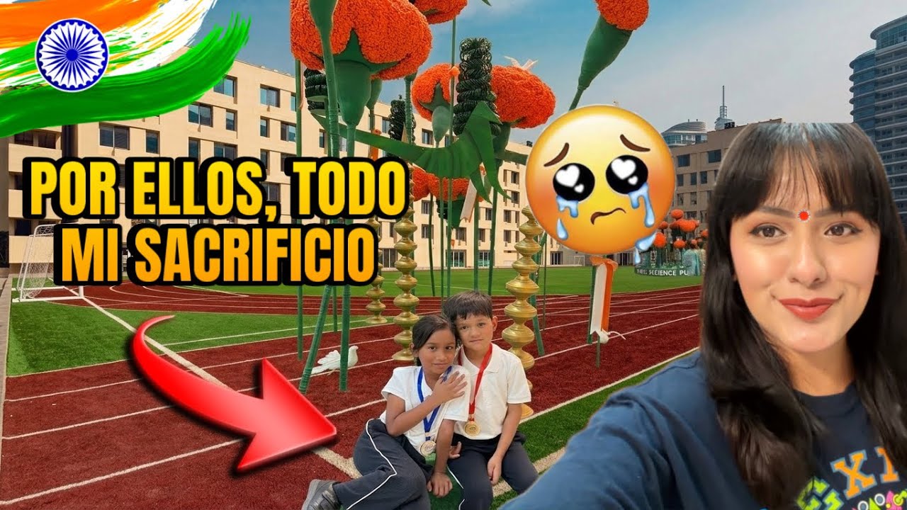 ¿NO quería a mi suegra HINDÚ? El tiempo me cerró la boca! Acompáñame al evento escolar en la India
