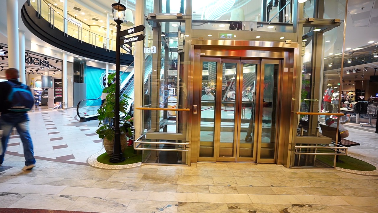 Sweden, Stockholm, Haninge Centrum, KONE elevator