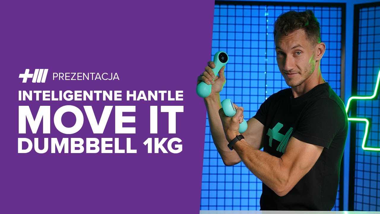 Grywalizacja w treningu - Inteligentne hantle do ćwiczeń z wbudowanym trenerem  Move It