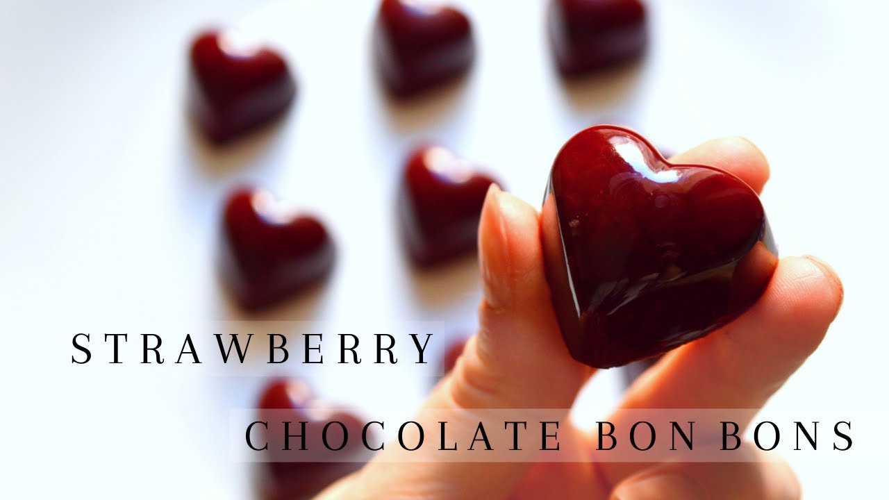 КЛУБНИЧНЫЙ ШОКОЛАД BON BONS 💗 СЕРДЕЧКИ 💗 | Denise Castagno |