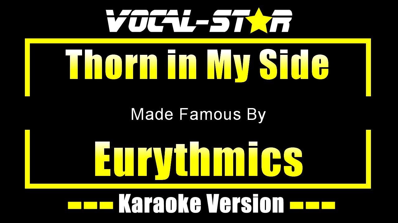 Thorn in My Side - Eurythmics KARAOKE Without Saxophone