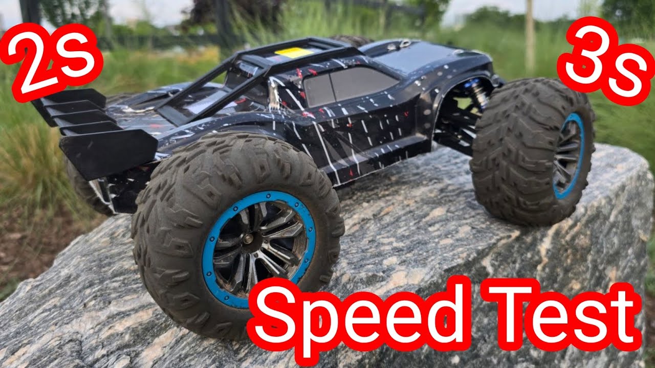 2997a Speed Test In Grass With Bigger Tires!! Link in the description for the HBX 2997a.