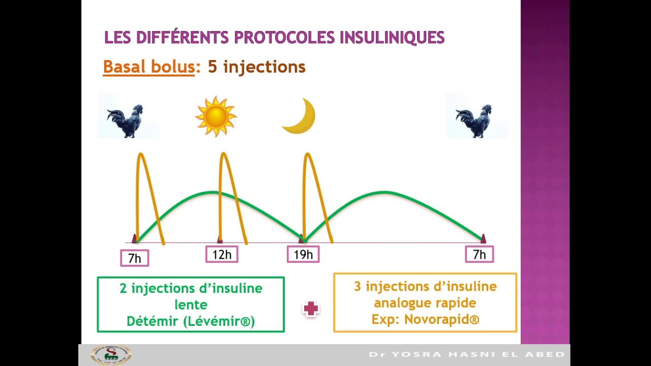 Les  protocoles insuliniques