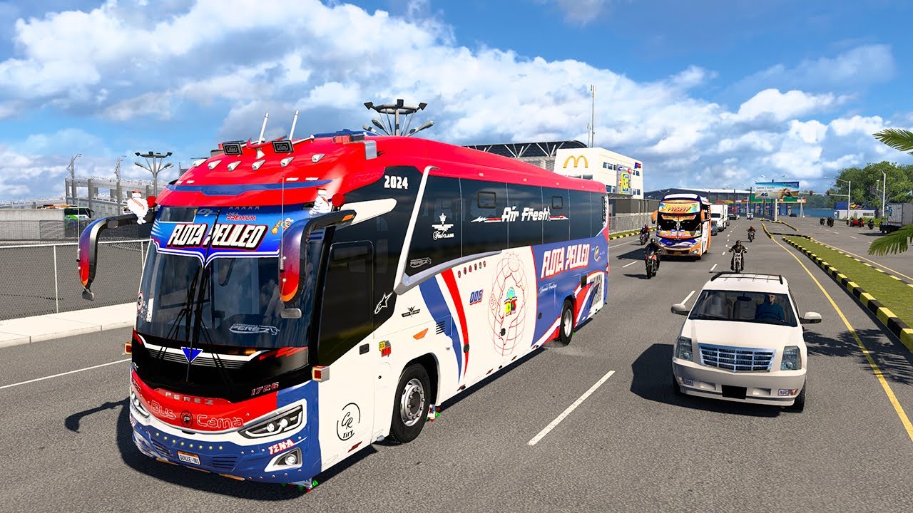 FLOTA PELILEO Se Accidenta Terminal De Guayaquil A Cuenca En El Bus PEREZ American Truck Simulator