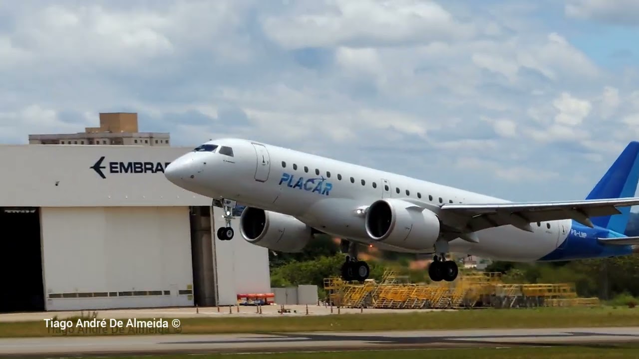 PS-LMP Placar Linhas Aéreas Embraer E190-E2 (ERJ-190-300 STD) com destino a São José Do Rio Preto.