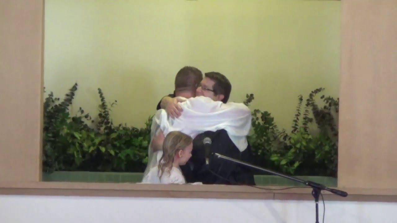 First Baptist Church Lima OH  Easter 2016 baptisms