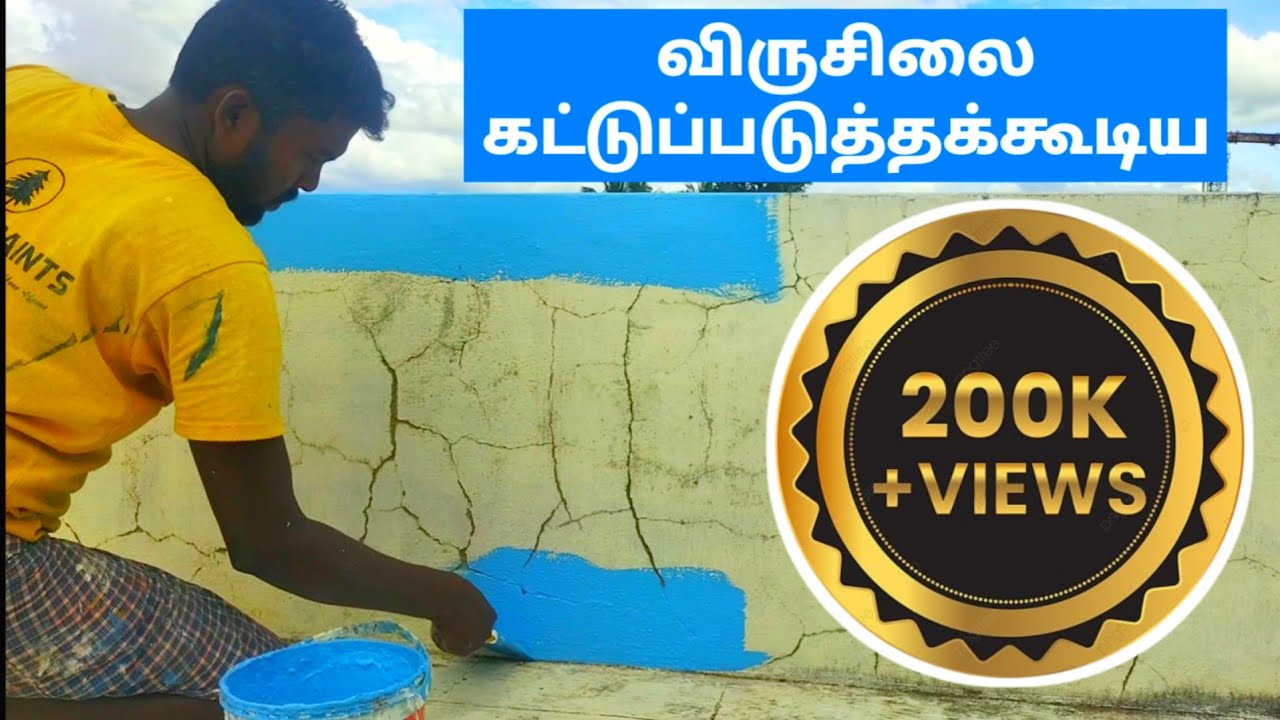 இதை செய்தால் உங்கள் வீட்டில் விரிசல் வராது100% crack ( house safety Plastic Paint )