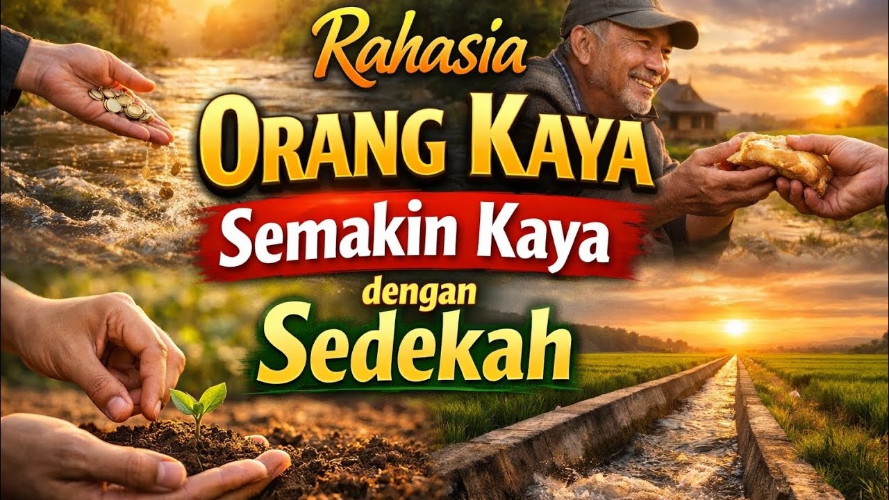Rahasia Orang Kaya Semakin Kaya dengan Sedekah
