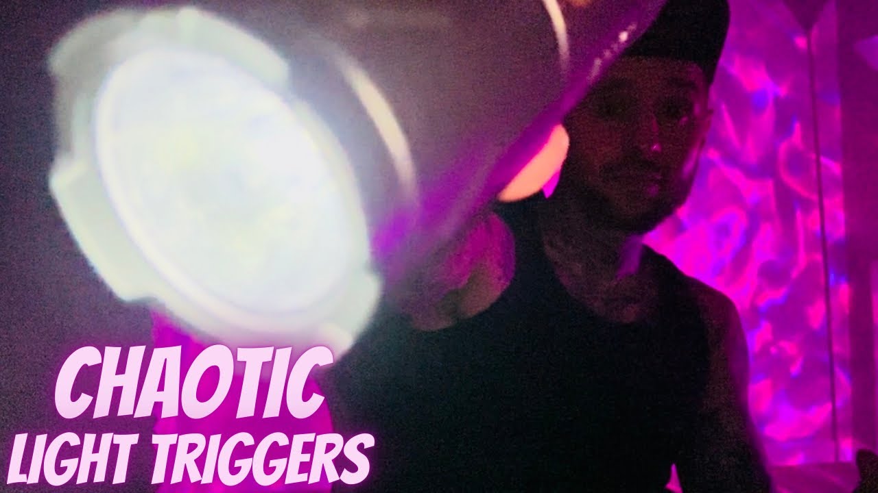 ASMR | ⚠️Warning⚠️Chaotic & Aggressive Light Triggers Pt.15