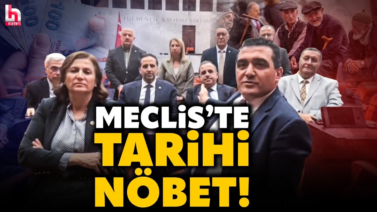 CHP'li vekiller emekliler için iktidara resti çekti! Meclis'te tarihi eylem başladı!