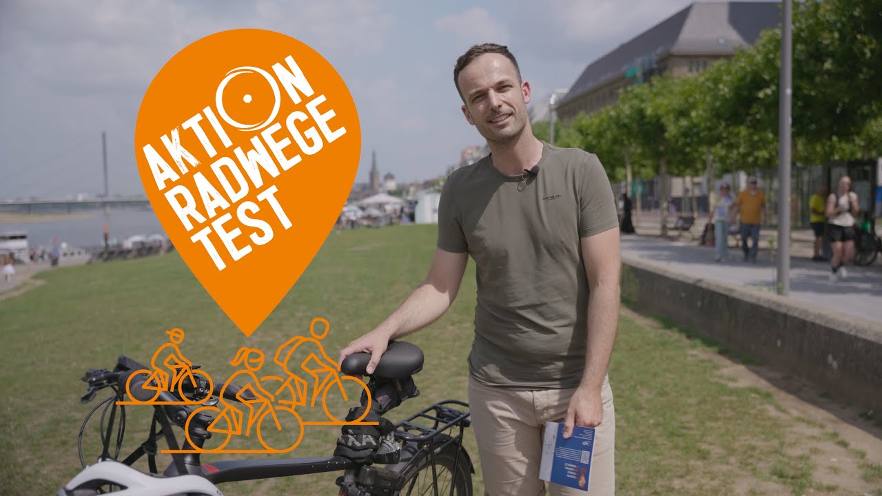 Mit dem ADFC auf Radweg-Testfahrt durch Düsseldorf